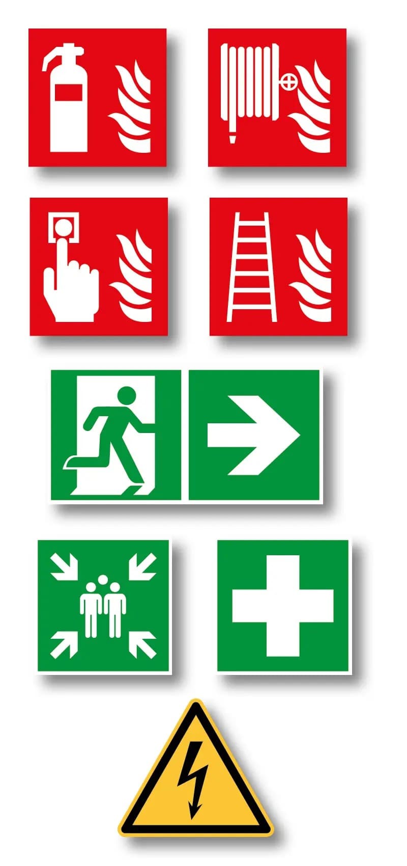 Panneaux de signalisation incendie NF EN ISO 7010